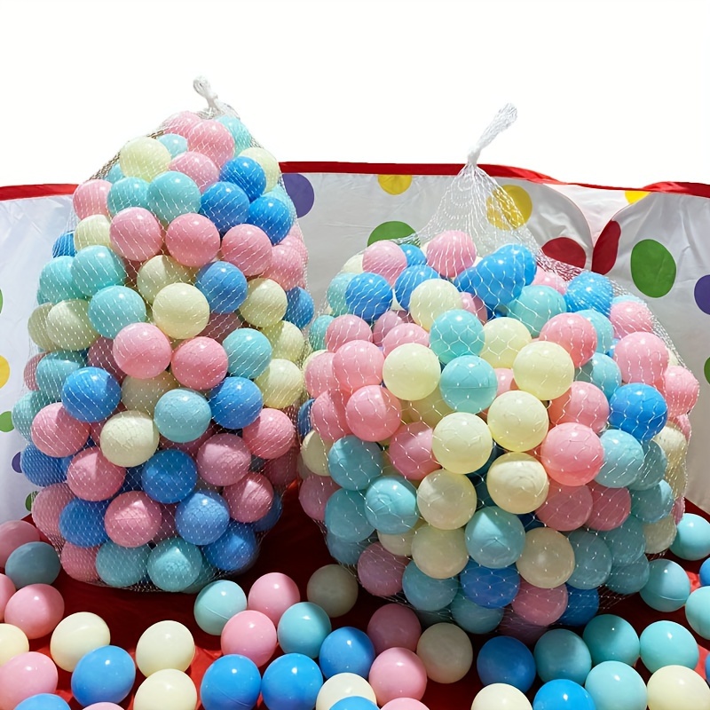 Piscina infantil de bolas para niños, 300 piezas, color rosa