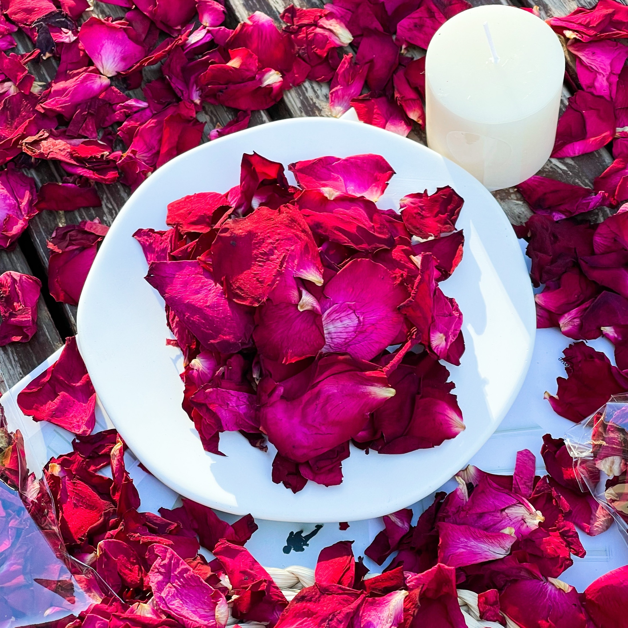 Artificial Rose Petal Fake Rose Petals For Wedding Flower - Temu