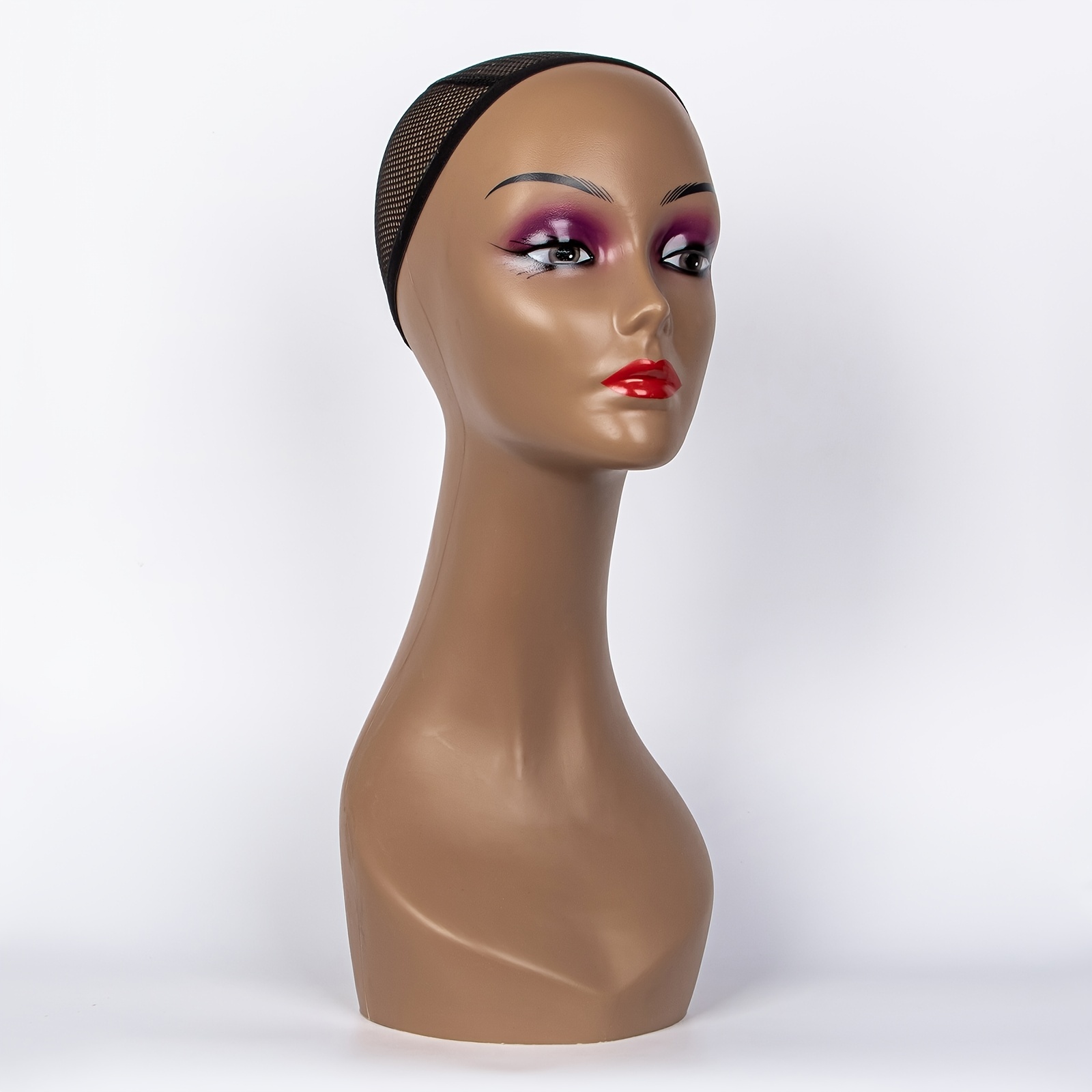 Realistic Mannequin Head Female Realistic Mannequin Head For Wigs Life Like  Plastic Manikin Head Display Heads For Hats Jewelry Display, Beauty  Accessories - Temu