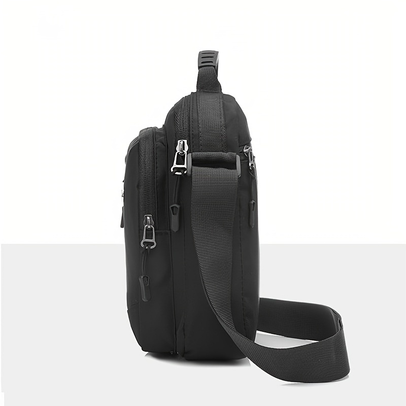 Bolso Cruzado De Cuero Para Hombre, Bolso De Pecho Antirrobo, Bolso De  Hombro Multifuncional, Senderismo, Correr, Ciclismo, Bolso De Mensajero De  Viaje - Temu