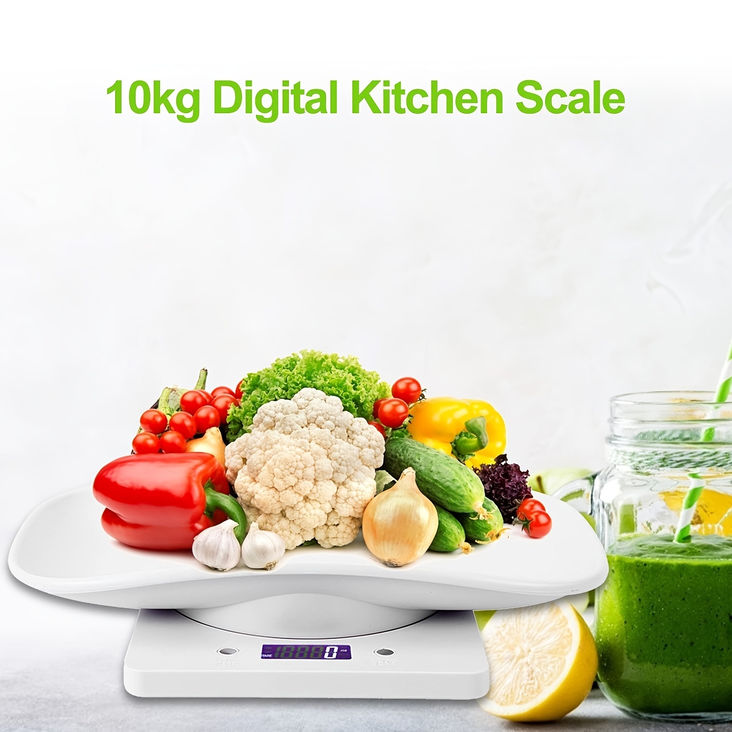 Digital Pet Scale With Lcd Display, 4 Weighting Modes (oz/ml/lb/g