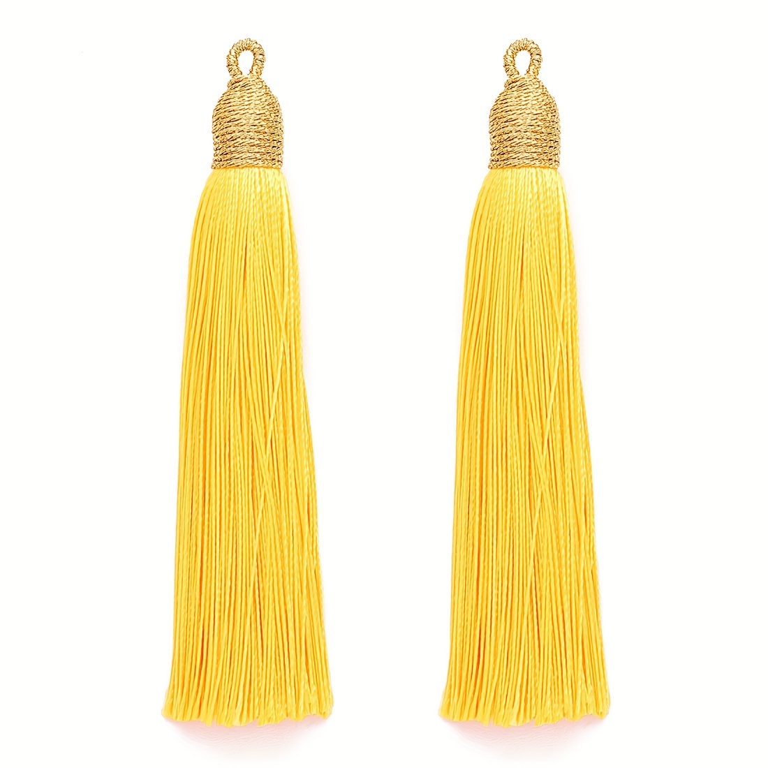 Lot De 30 Pompons En Cuir Simili Suédé 1.5 Pouce – Bleu Foncé, Capuchon Doré, Pour DIY Bijoux Et Décoration