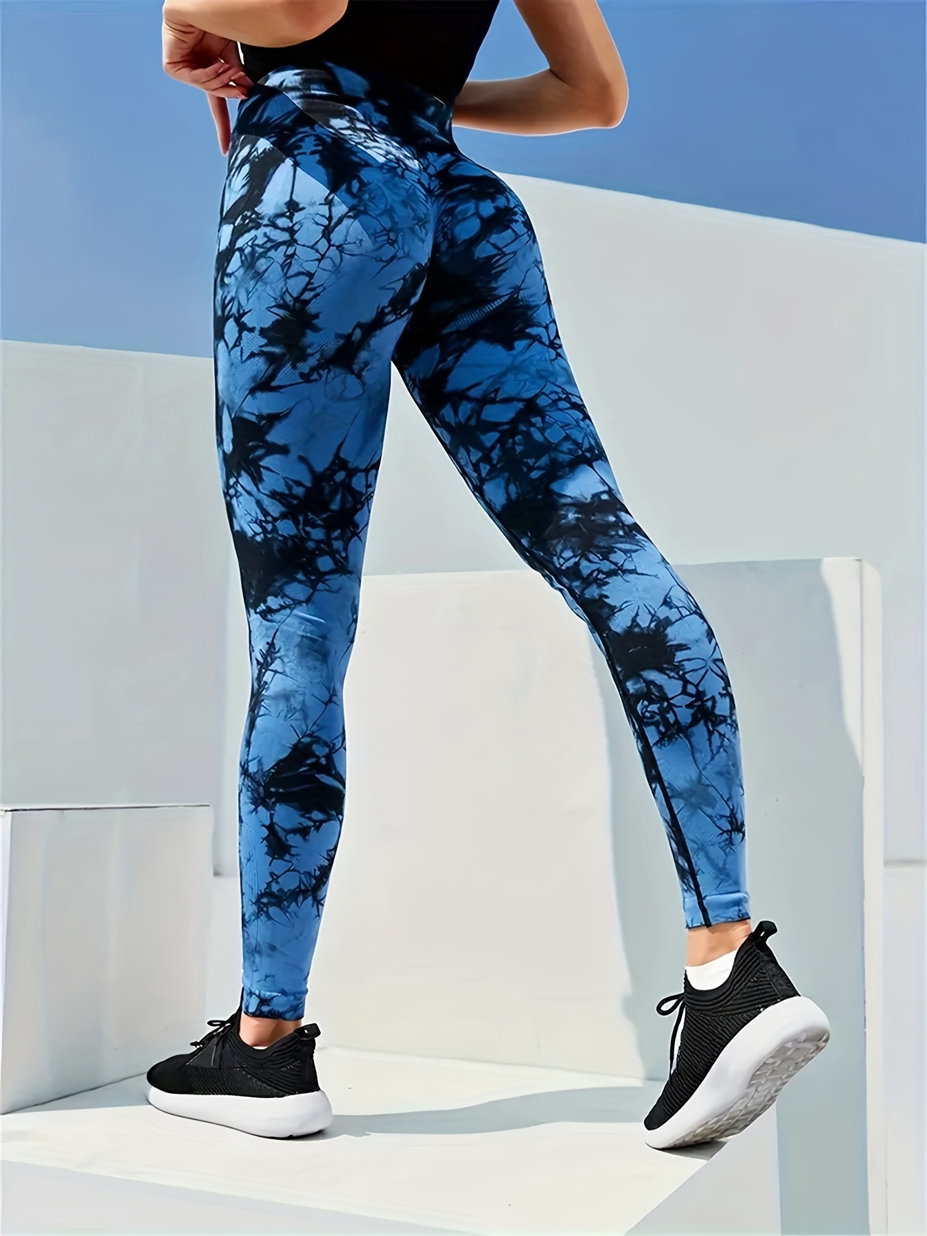 Pantalones deportivos de tela con encaje para mujer, ropa deportiva para  correr, gimnasio atlético, Fitness, con