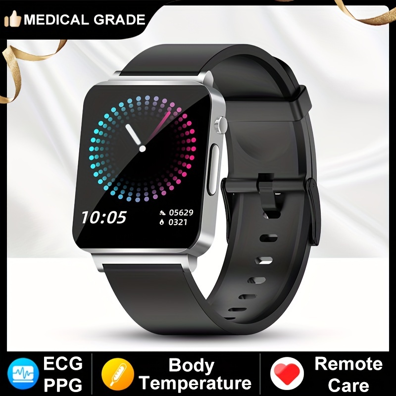 PH03 ECG/EKG Heart Rate Blood Pressure Blood Sugar Glucose Sleep Monitoring  Smart Watch