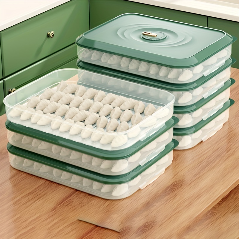Large-capacity Kitchen Refrigerator Storage Box with Lid Handle Plastic  Sealed Fresh-keeping Box Food Storage Containers