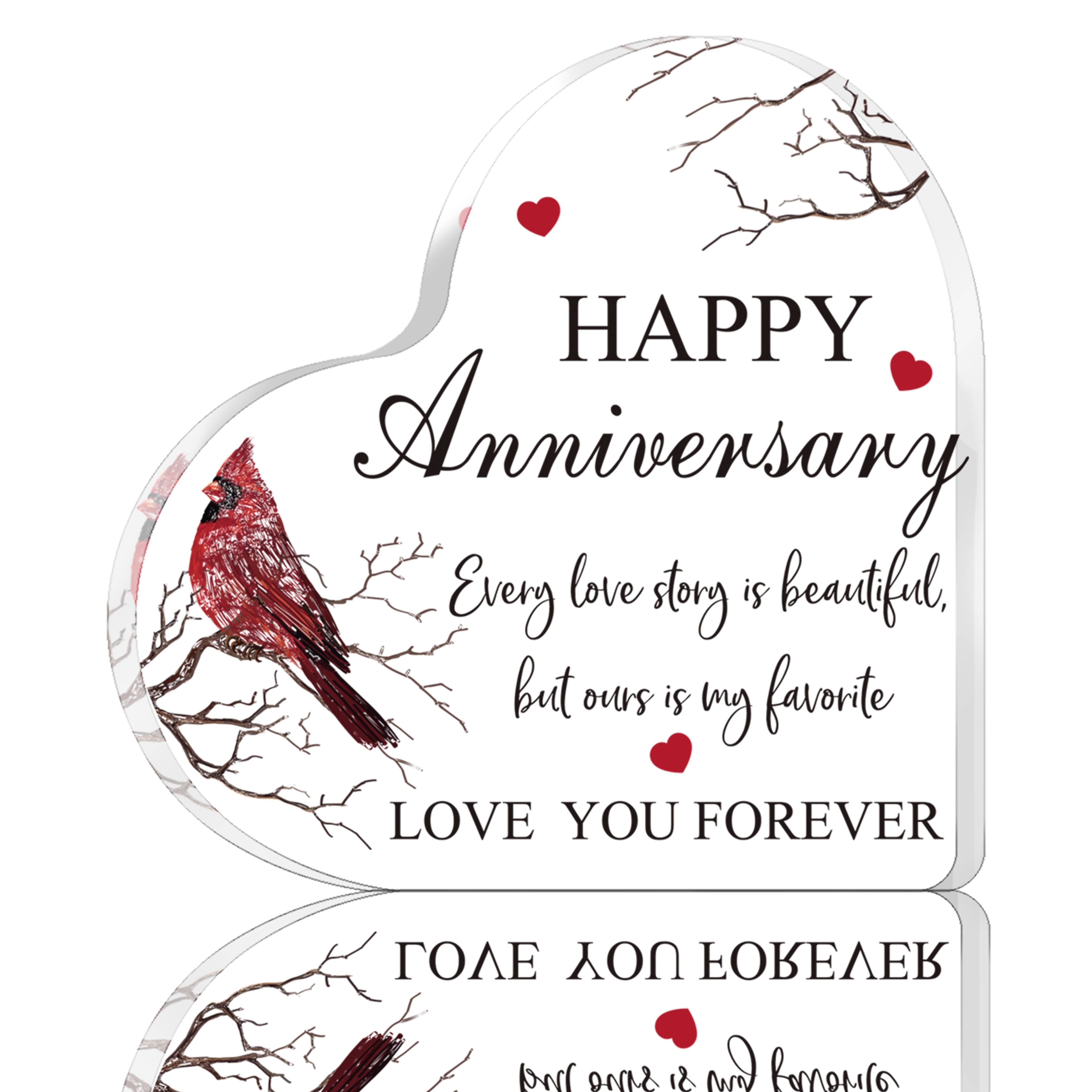 Acrylic 10/20/30/40 Years Of Marriage Anniversary Gifts For Couple Happy  Anniversary Weddingclear Heart Shaped Christmas Gifts Keepsake Wedding  Decoration For Women Man Mom Dad Parents - Temu Republic of Korea