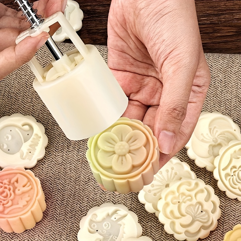 Mooncake Stamps Diy Baking Gadgets Kitchen Accessories For Mid-autumn  Festival