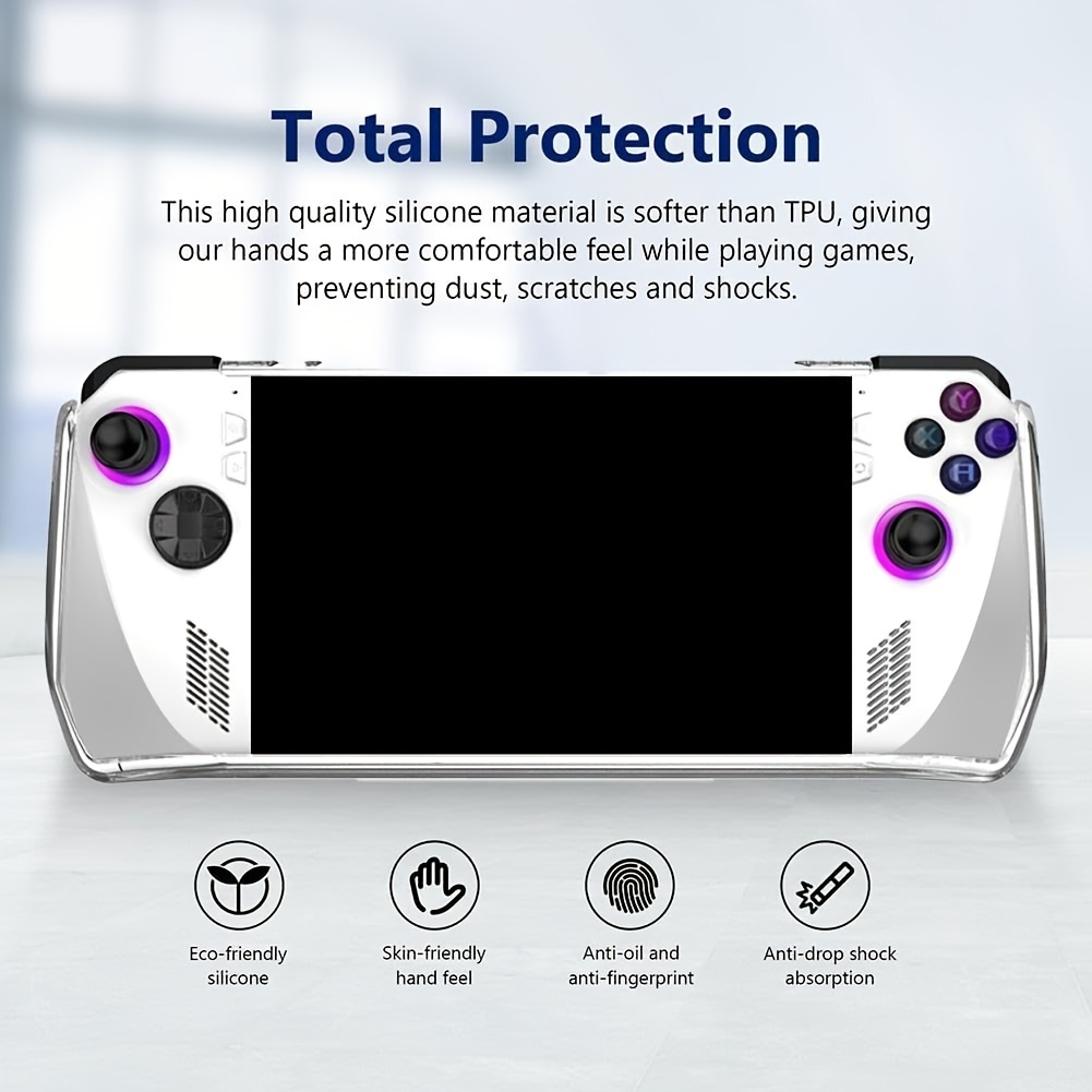 Silicone Protective Cover for ASUS ROG Ally Case Handheld Console  Shockproof 