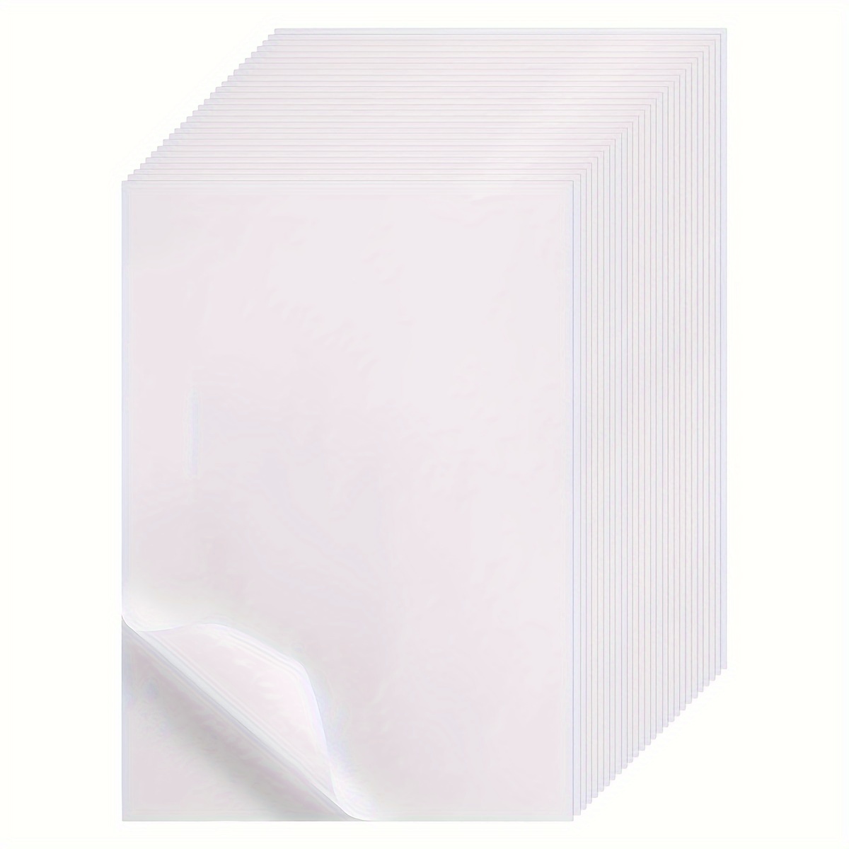 100 Pcs Tracing Paper, A4 Size Artists Tracing Paper Trace Paper White Translucent Sketching Tracing Paper Calligraphy Architecture Transfer Paper for