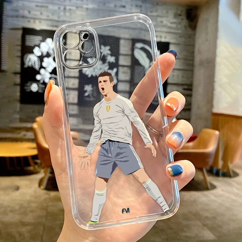 

Stylish Cartoon Star Pattern Transparent Silicone Phone Case - Perfect Gift For Birthdays, Easter, Boys & Girlfriends - Compatible With Iphone 14 13 12 11 Xs Xr X 7 8 6s Mini Plus Pro Max Se