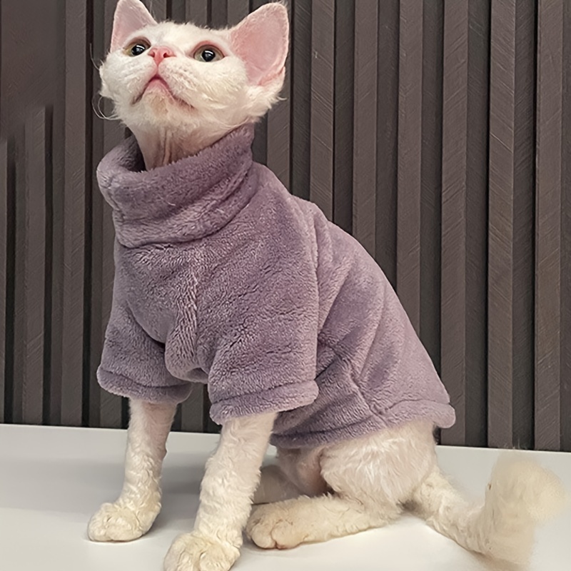 Soft Faux Fur Sweater For Hairless Cats Cute And Cozy Pullover For Autumn  And Winter Cat Apparel, Don't Miss These Great Deals