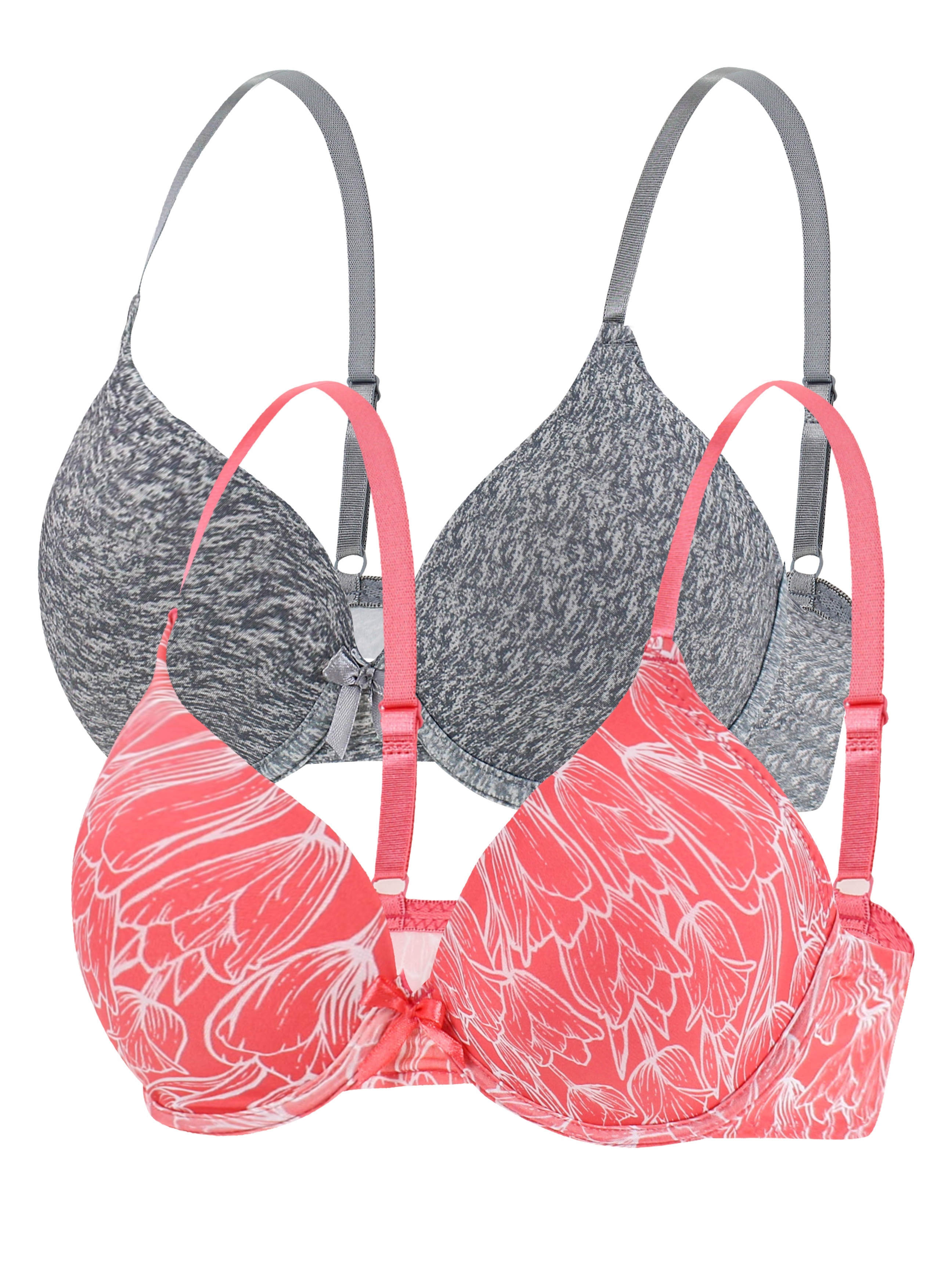 Floral Print Cute Bras Push Up Straps Lively Padded Bra No Underwire Bras  for Women Bras for Women Push Up Bralettes : : Clothing, Shoes &  Accessories
