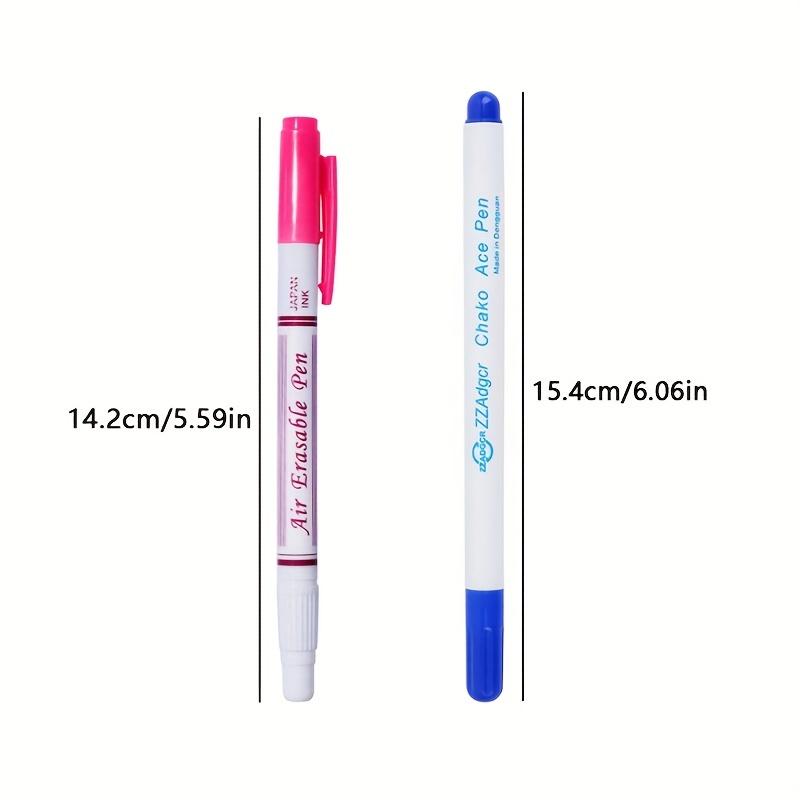  Air Erasable Fabric Marking Pens Water Soluble Ink