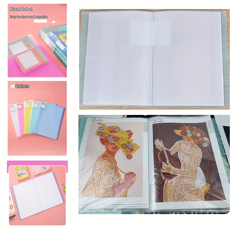 A3 Diamond Painting Storage Book 30 page Art Combination - Temu
