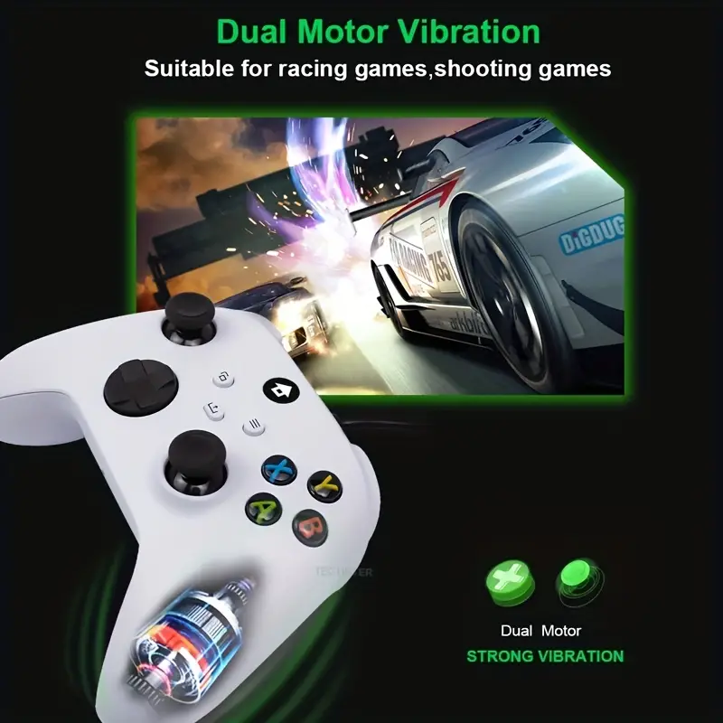 For Xbox Series S/x Wired Controller Pc Console Joystick Vibration Gamepad  Video Game Controle Gamepad For Xbox One/slim Host Halloween/thanksgiving  Day/christmas Gift - Temu