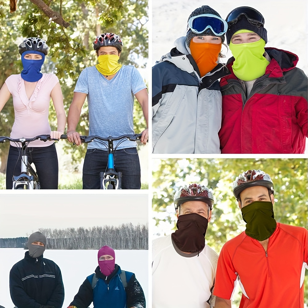 Acheter Cagoule d'extérieur pour hommes, masque de Ski de moto, coupe-vent,  cou chaud, protection complète du visage