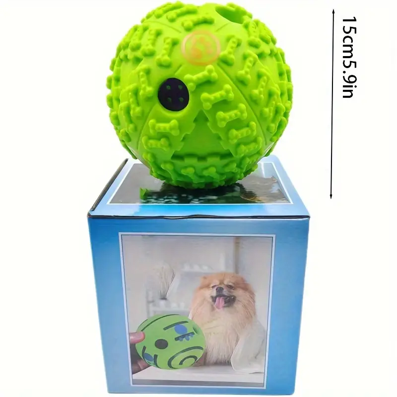 Dog Toys Wobble Giggle Dog Ball For Medium Large Dogs, Wiggle Waggle Wag  Funny Sounds Squeaky Active Ball Dog Toy For Iq Training Cleaning Teeth -  Temu