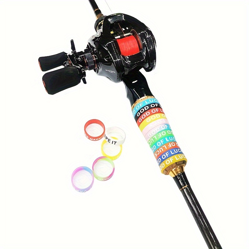 Luminous Fishing Rod Handle Ring Silicone Non slip Fishing - Temu
