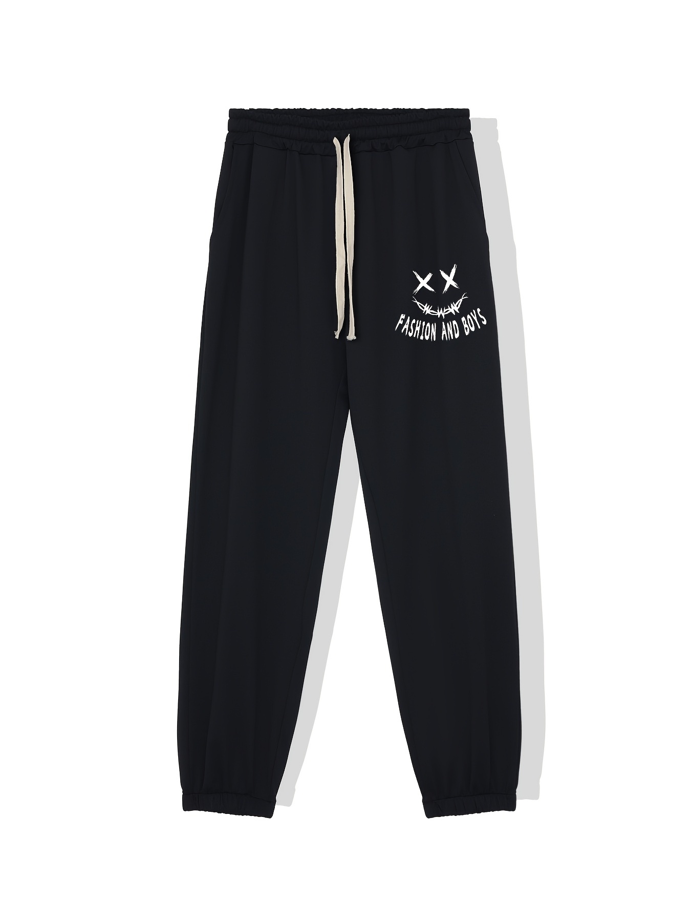 Men's Drawstring Sweatpants Loose Casual Comfy Jogger Pants