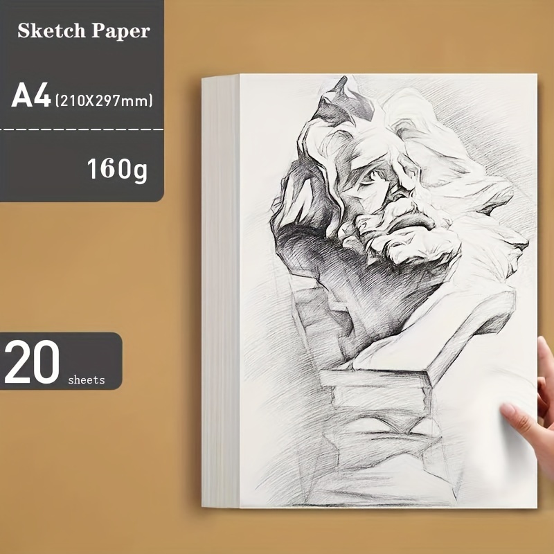 4k Sketch Book Art Student Sketch Paper Thickened Loose leaf - Temu