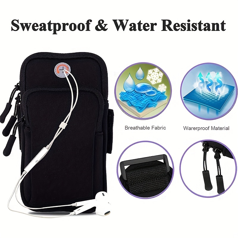 Universal 6.5'' Running Sport Armband Bag Waterproof Arm Bag
