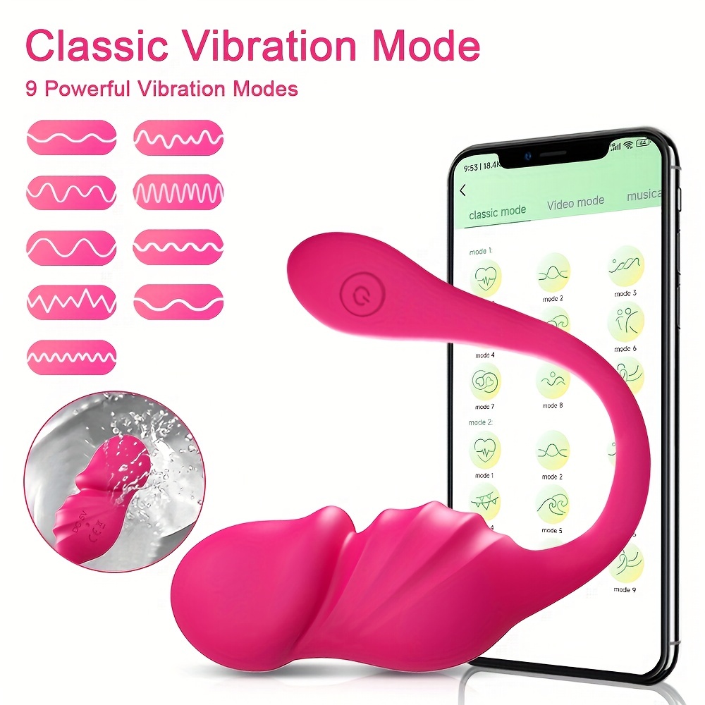 New Wireless Bluetooth APP Remote Control Wearable Vibrating Panties 9+9  Modes