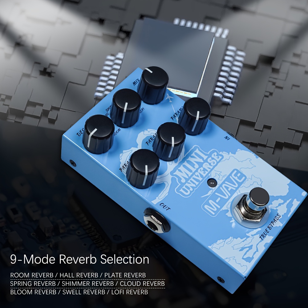 Electric Guitar Digital Pedal Effector Digital Modeling Reverb Effector