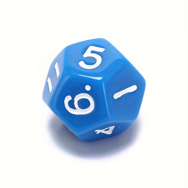 1pc Acrylic 12 Sided Dice Multiple Sided Dice For Funny Party Club Playing Game