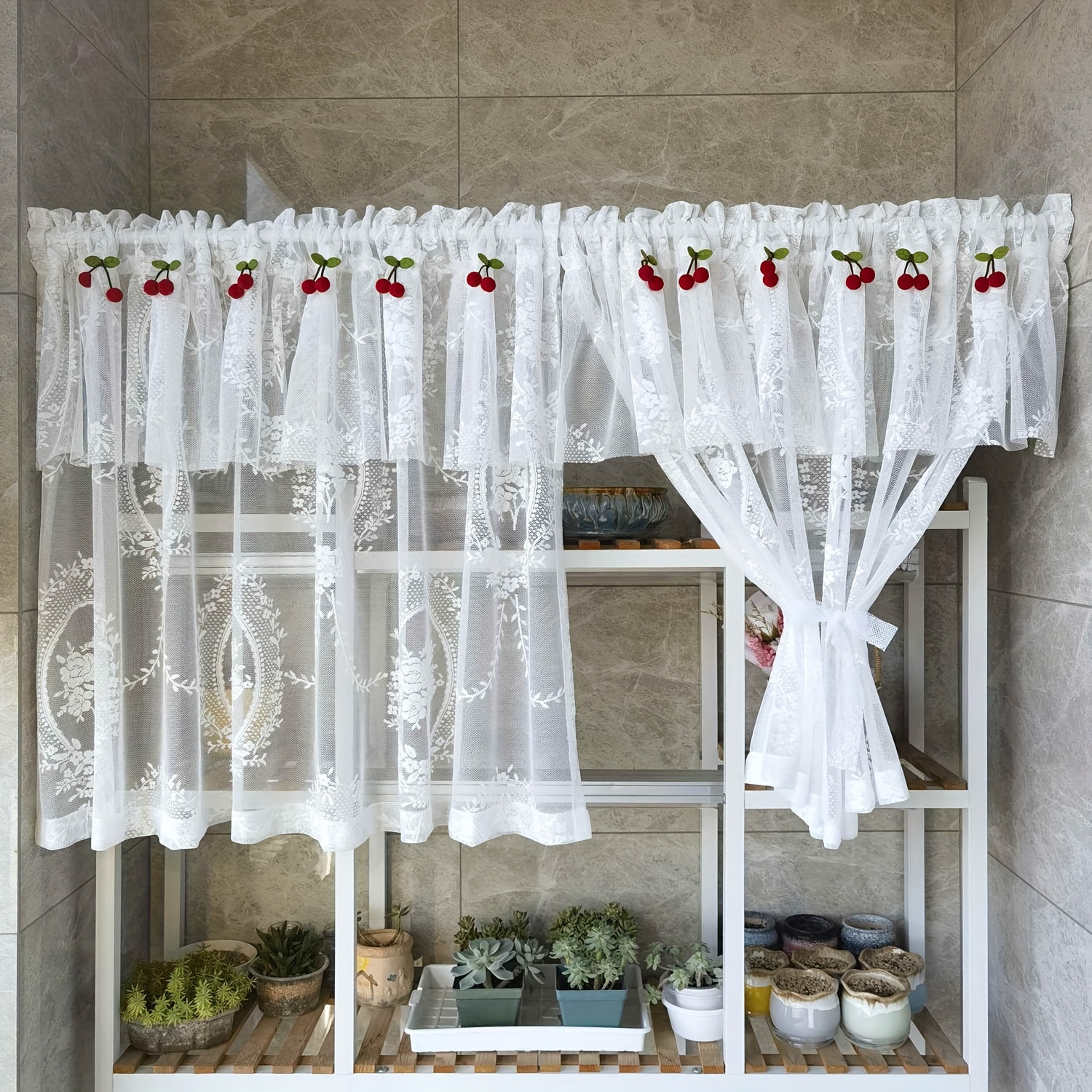 Utensili da cucina scaffale tende trasparenti per soggiorno decorazione  camera da letto Chiffon Tulle Voile cucina tenda della finestra - AliExpress