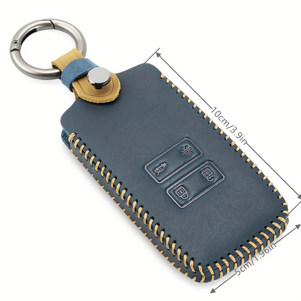 Leder Auto Schlüsselabdeckung Box für Renault Clio Scenic Megane Duster  Sandero Captur Twingo Koleos Schlüsselanhänger Schlüsselanhänger Smart Car  Key