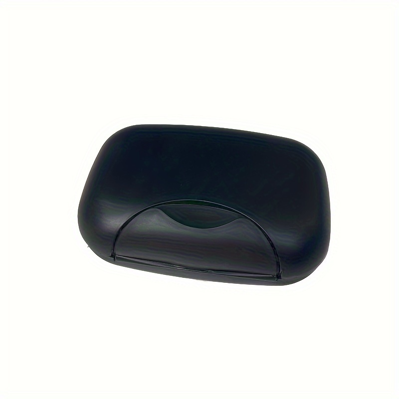 A Black And White Transparent Plastic Soap Box, Sealed For With A Cover For Draining, Portable Soap Box Suitable For Travel, Usable In Bathrooms And Bedrooms, Perfect For Christmas Or Halloween Gifts
