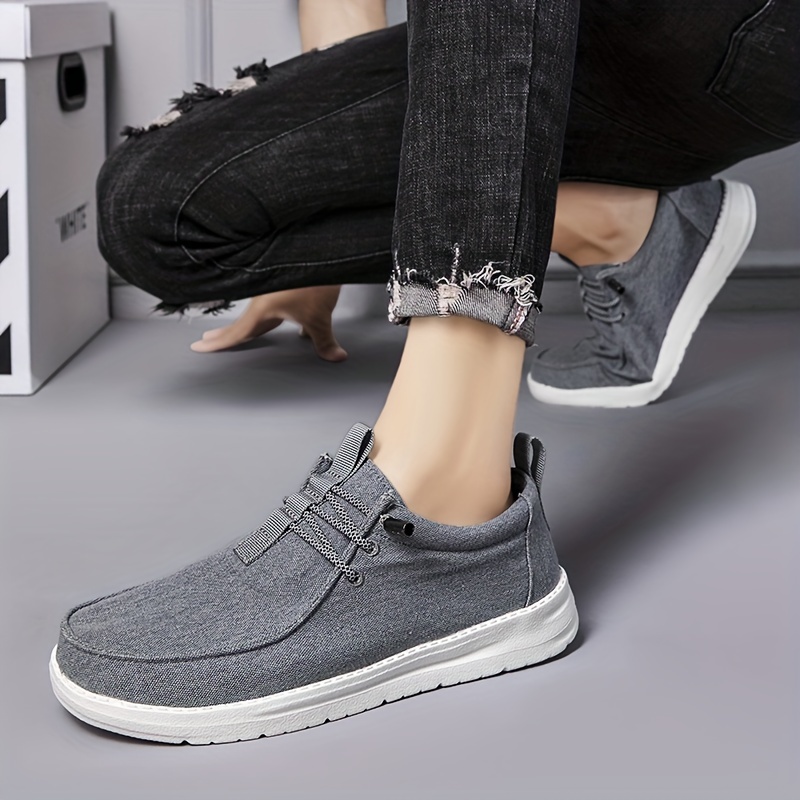 Men's Solid Color High Top Lace-up Flat Sneakers, Casual Outdoor Rubber  Sole Anti-skid Walking Shoes - Temu