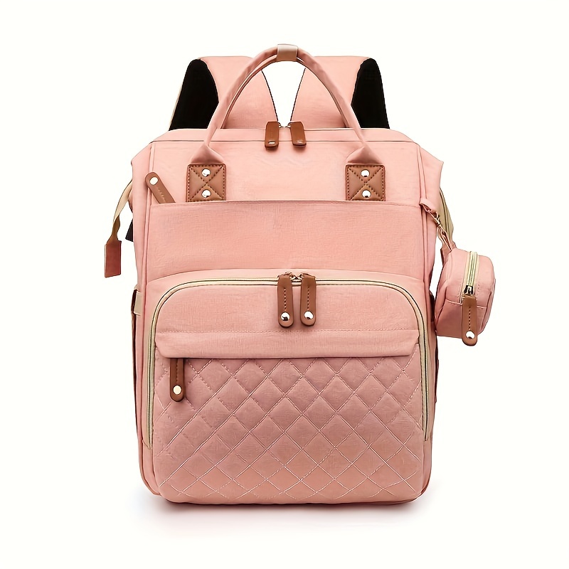 Rose gold 2024 diaper bag backpack