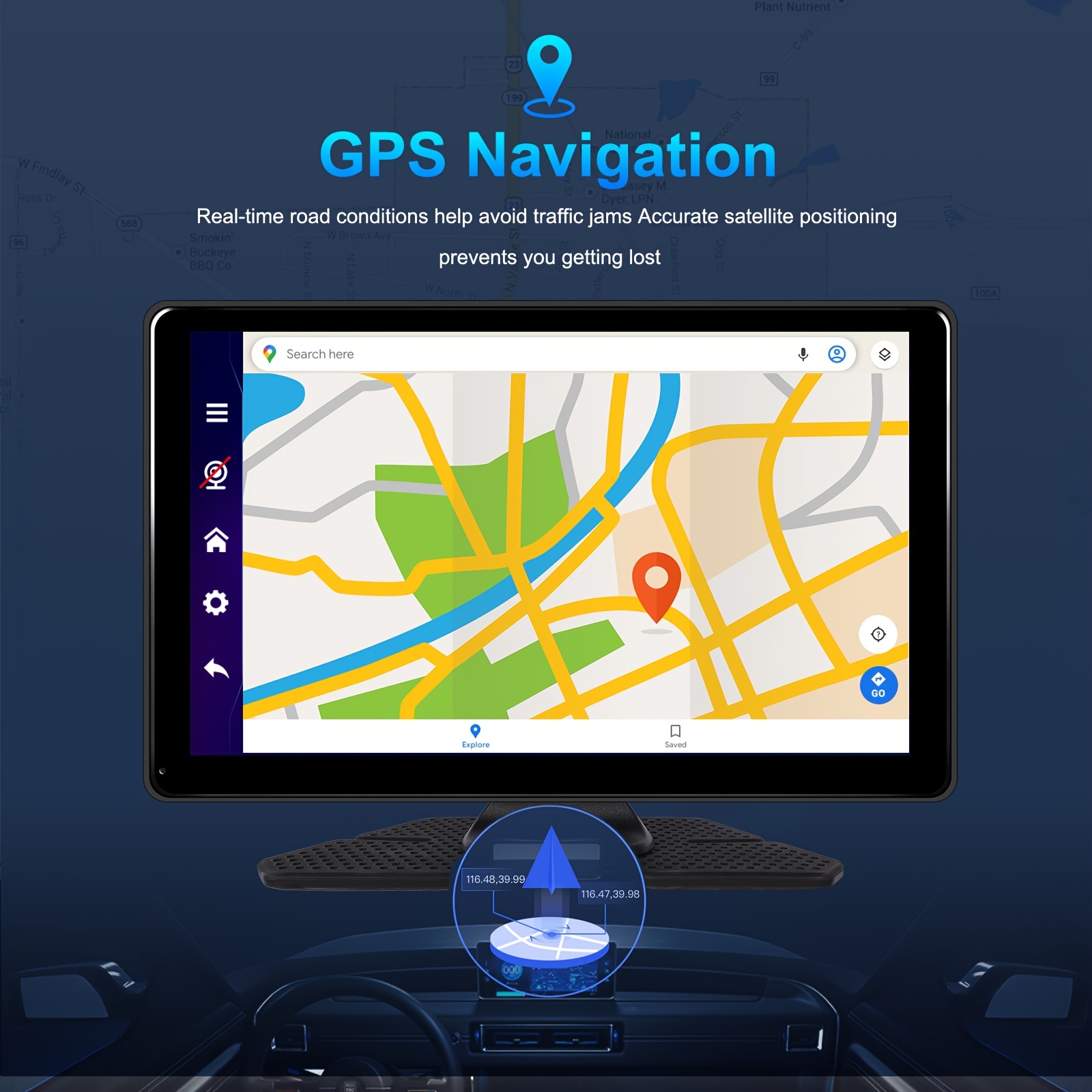 4G+64G] Android 13 Autoradio Tragbarer CarPlay Android Auto Bildschirm,  9-Zoll-Touchscreen-Autoradio Mit Rückfahrkamera, Sprachsteuerung, Airplay,  AUX - Temu Germany