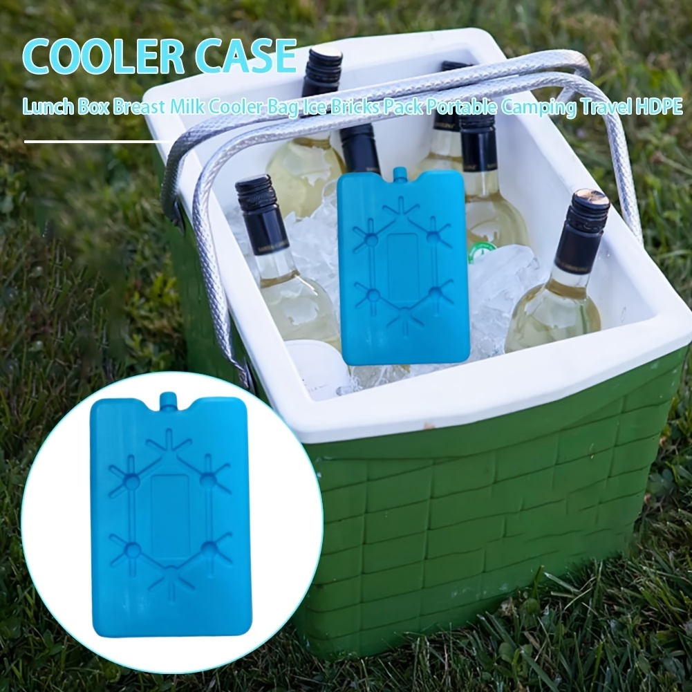 Reusable Ice Packs For Lunch Boxes And Coolers - Ultra-thin And  Long-lasting Freezer Packs For Fresh Food And Drinks - Temu