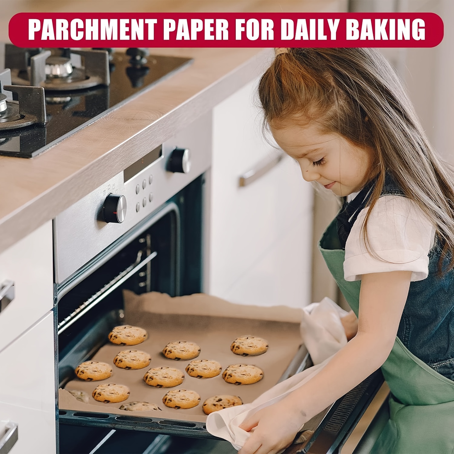 Parchment Paper Sheets For Baking, Parchment Paper Baking Pan Liner, Fit  For Cooking, Grilling, Air Fryer And Roasting, Non-stick And Unbleached -  Temu