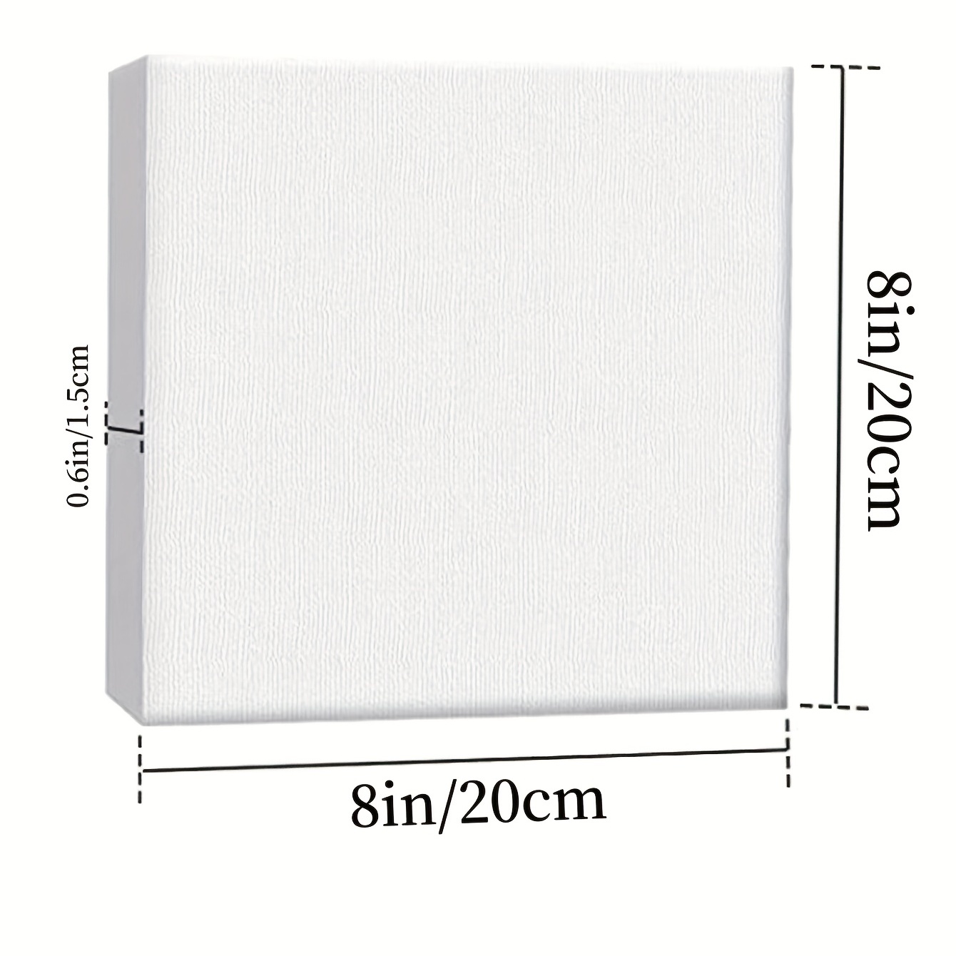 Stretched Canvas for Painting 10 oz Triple Primed Cotton White Blank Canvas  Art Canvases for Painting Oil Paint Acrylics Pouring (40 Pieces 8 x 10 Inch)