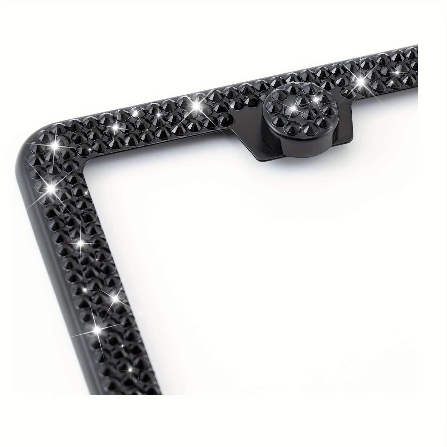 Rhinestone license deals plate frame