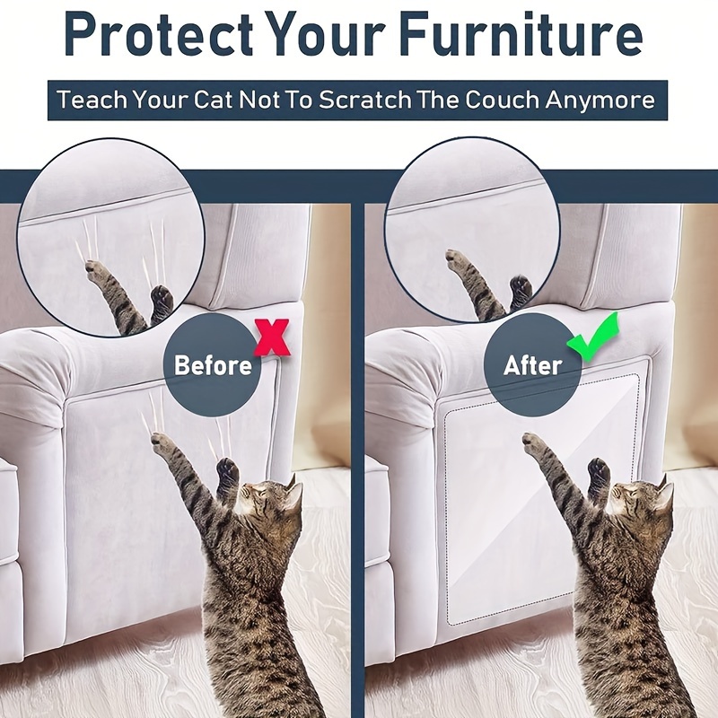 Premium Cat Scratch Tape Protect Furniture Durable Effective - Temu