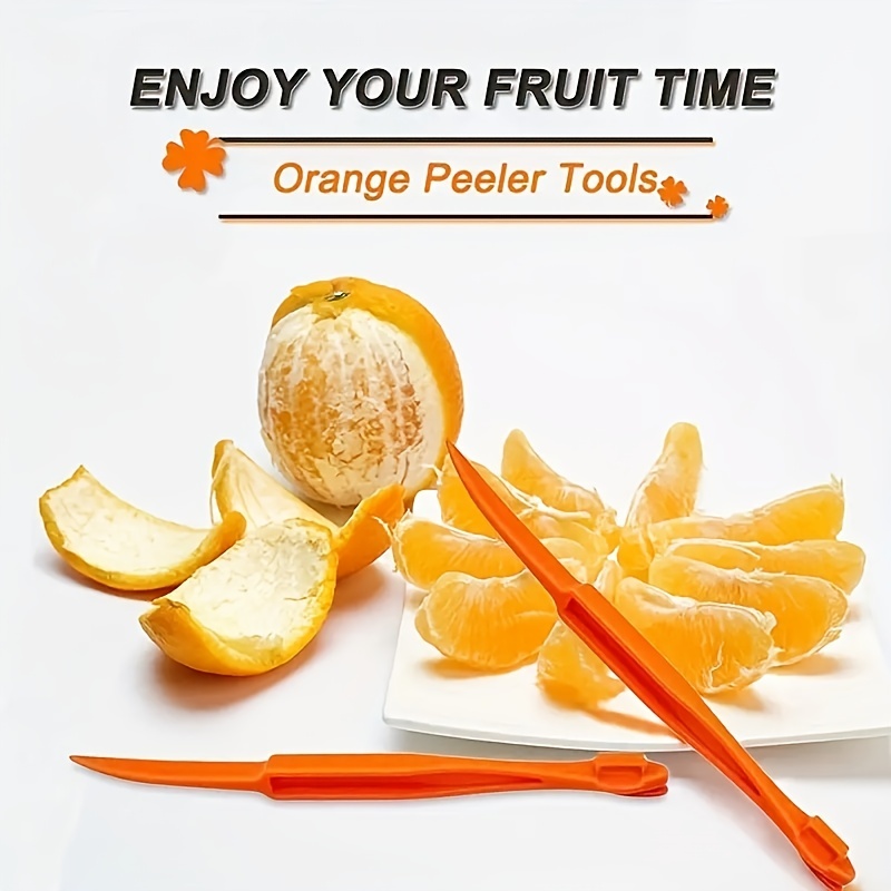 Plastic Orange Citrus Peeler Slicer Lemon Cutter Fruit Skin