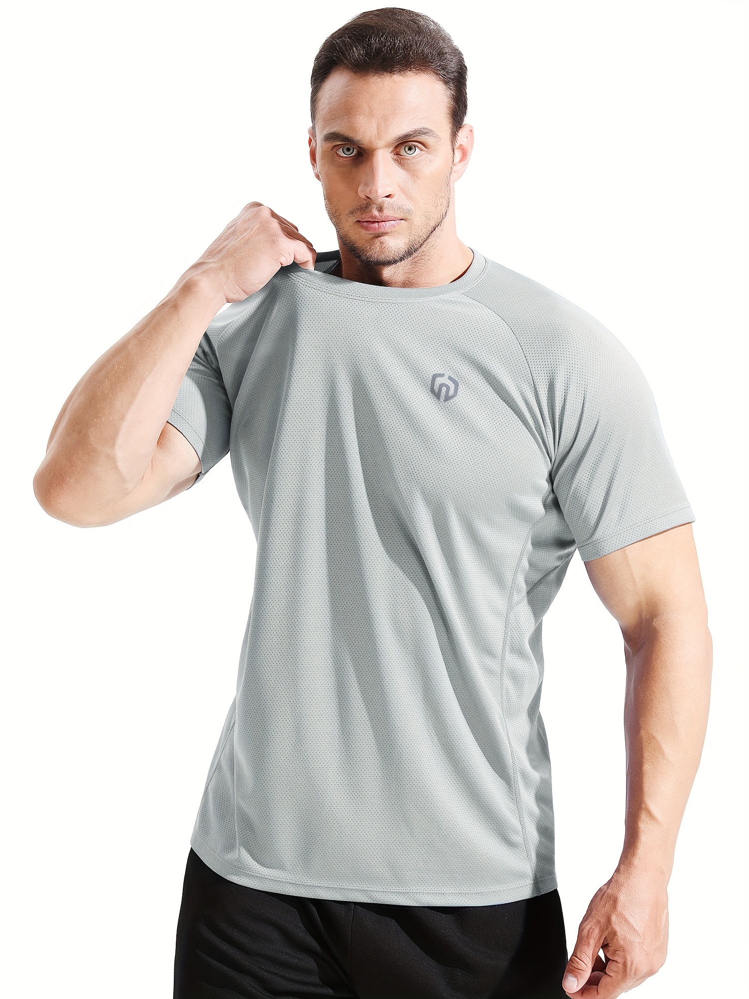 Camiseta Deportiva Manga Corta Informal. Holgada Hombre Ropa - Temu