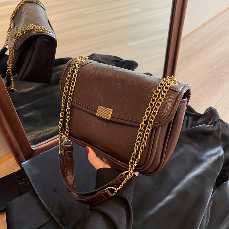 Vintage Crossbody Bag, Retro Shoulder Bag, Women's Fashion Handbag