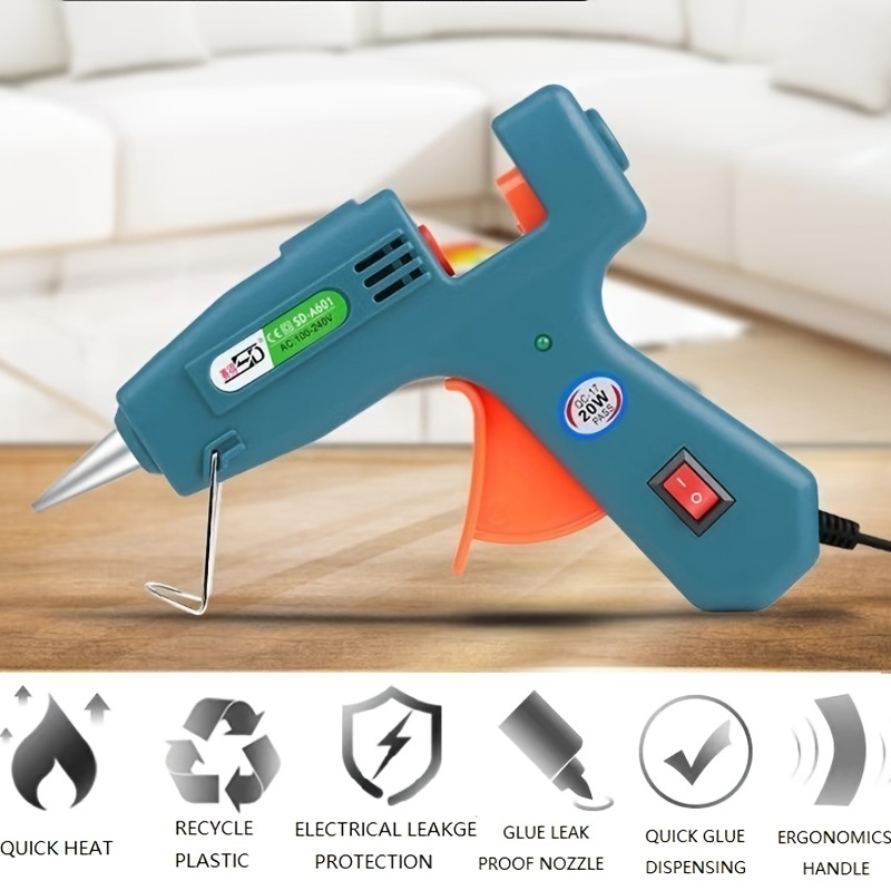 Cordless Hot Glue Gun for Crafts, Home Repairs, and More - For The Love To