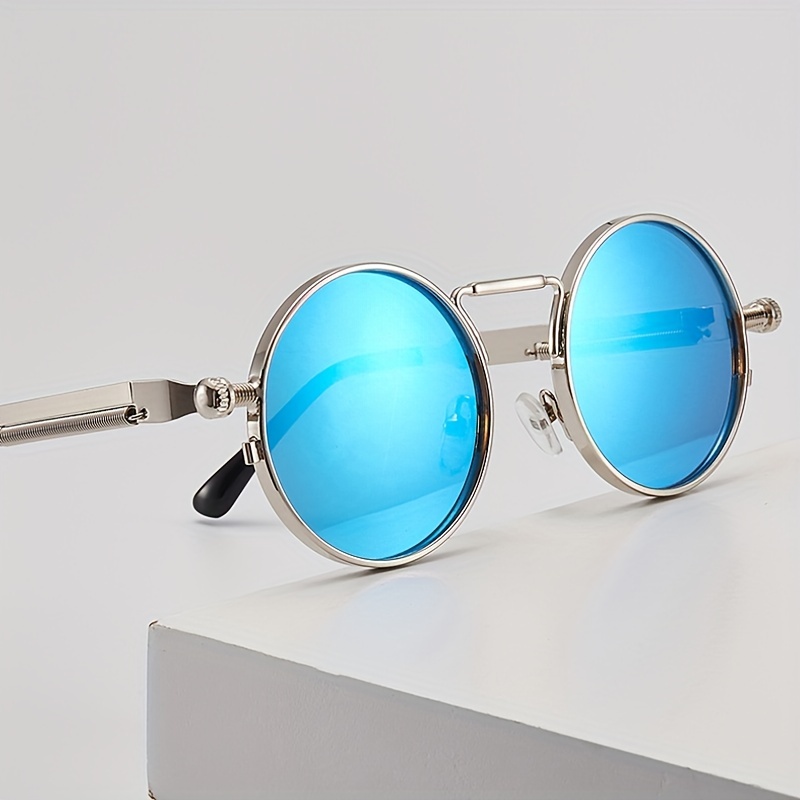 Punk Rectangle Vintage Sunglasses Mens Retro Sun Glasses Women