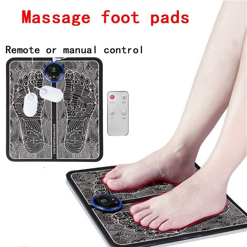 Electric Ems Foot Massager Pad Relax Feet Acupoints Massage - Temu