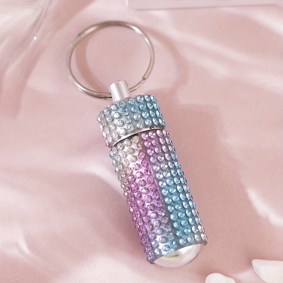 Bling Pill Box/Pill Container/Pill Case with Crystal Rhinestones