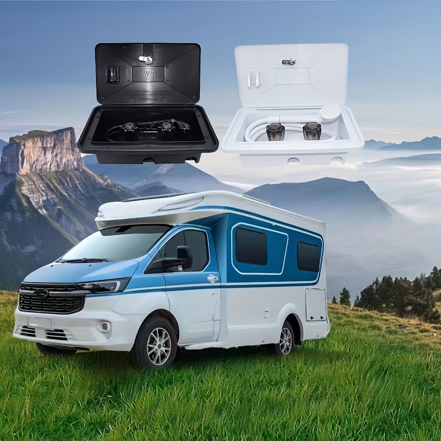 Pour camping car Douche RV, boîte de douche extérieure interrupteur froid  chaud