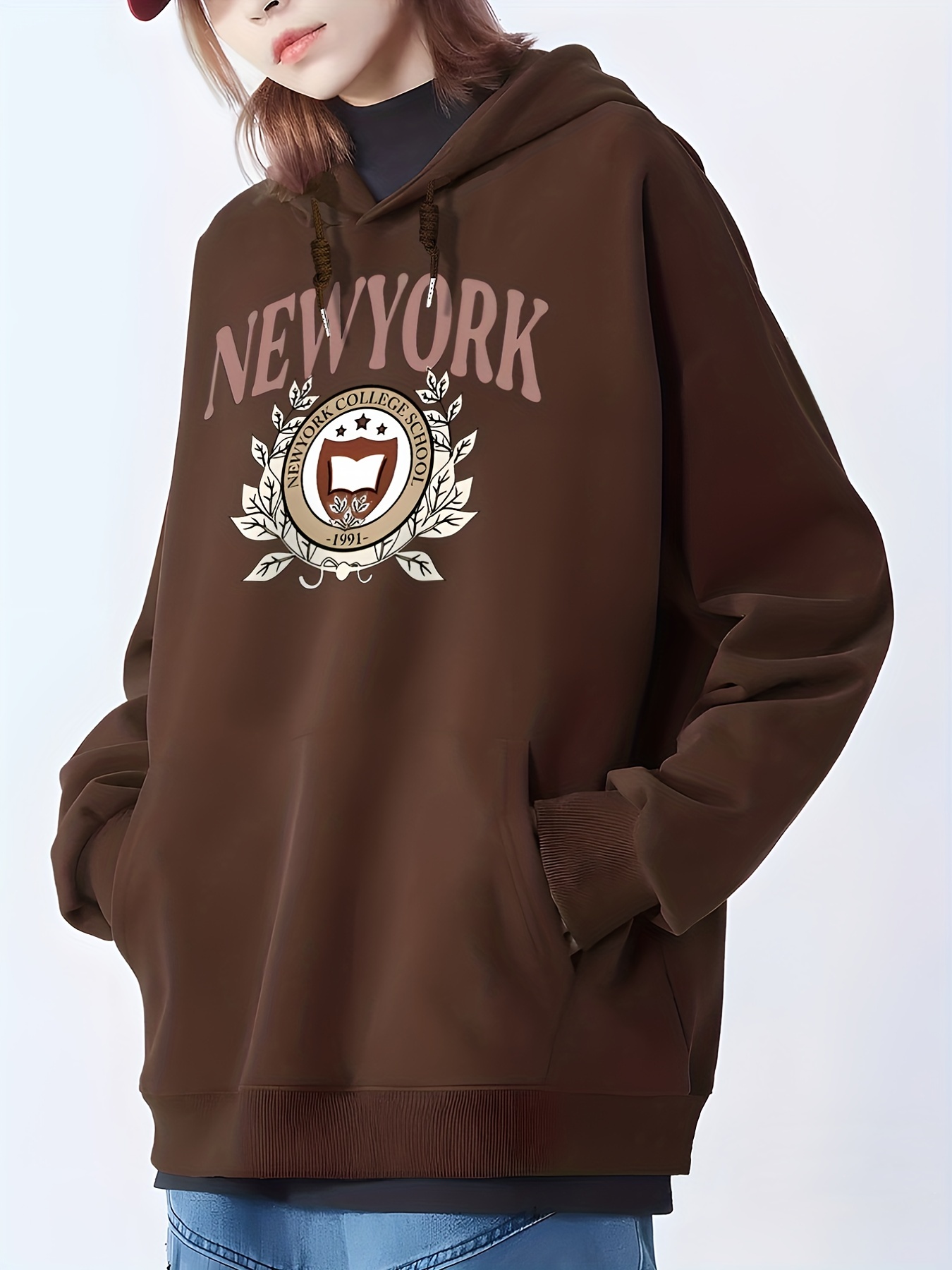 Buy New York Hoodie: New York Hooded Sweatshirt / College Style