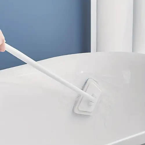 1pc V Shaped Crevice Brush Bathroom Long Handle Brush Floor Brush Toilet  Hand Wash Pool Bathtub Tile Hard Bri…
