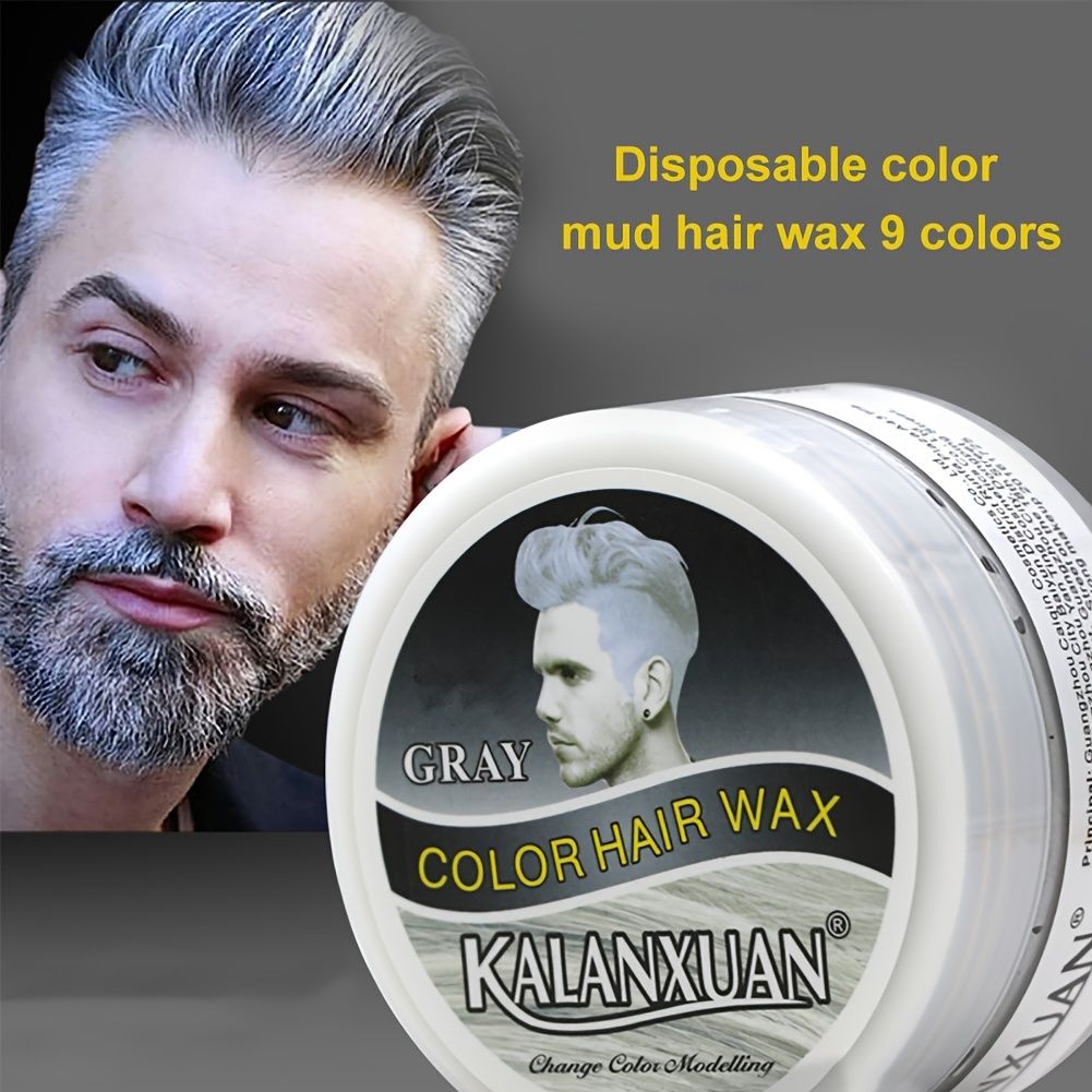 Disposable Color Hair Mud Hair Wax Hair Styling Dye Cream For Men And Women  Washable Moisturizing Modelling Fashion Colorful Hair Color Wax Temporary Hairstyle  Cream | Shop On Temu And Start Saving |
